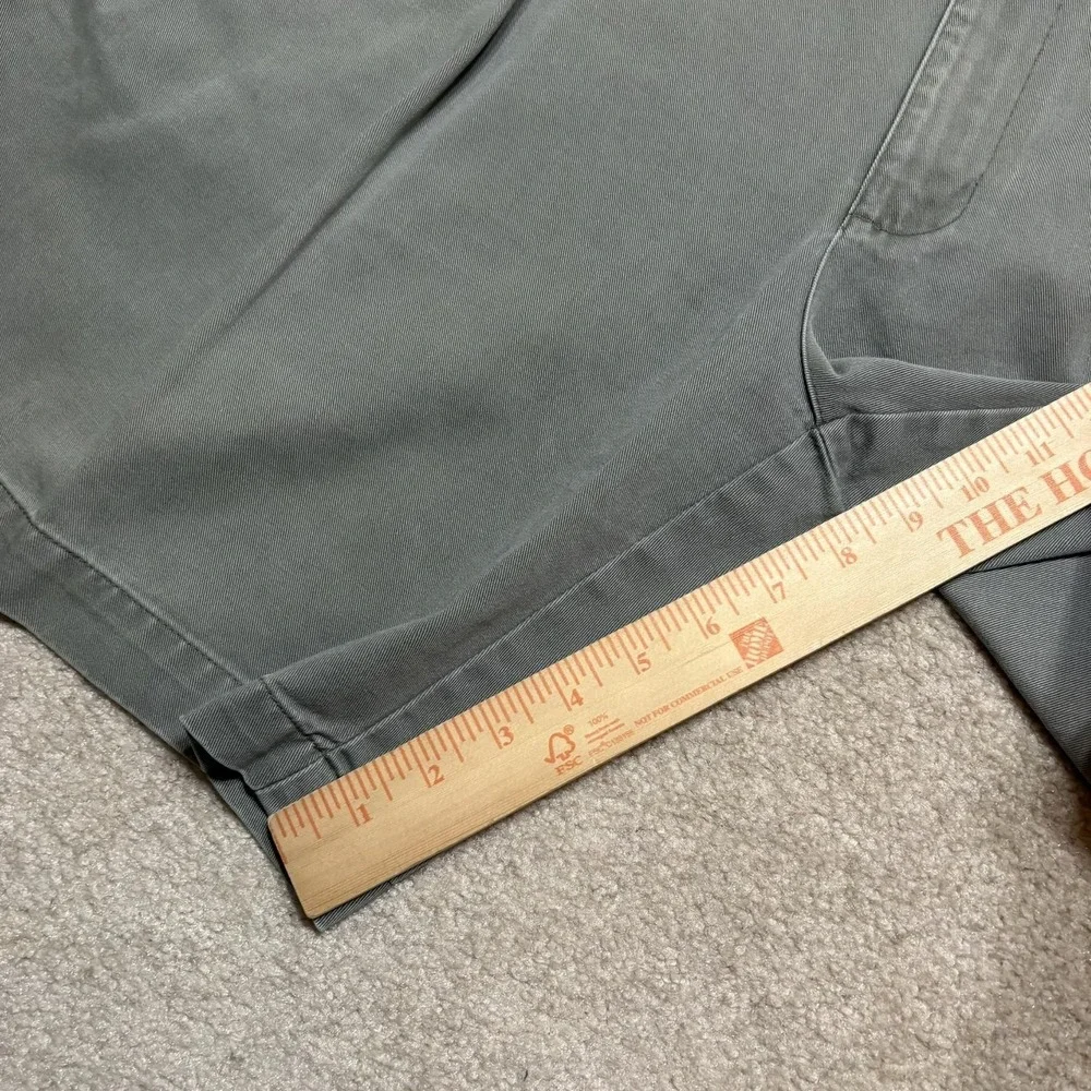 Vtg Polo Ralph Lauren Shorts Mens 40 Green Pleated Chino Classic Fit Preppy 90s